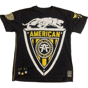 American Fighter Graphic‎ Tee Men’s Large Short Sleeve Affliction